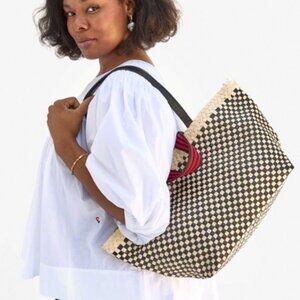 Clave V. Leather Bateau Tote